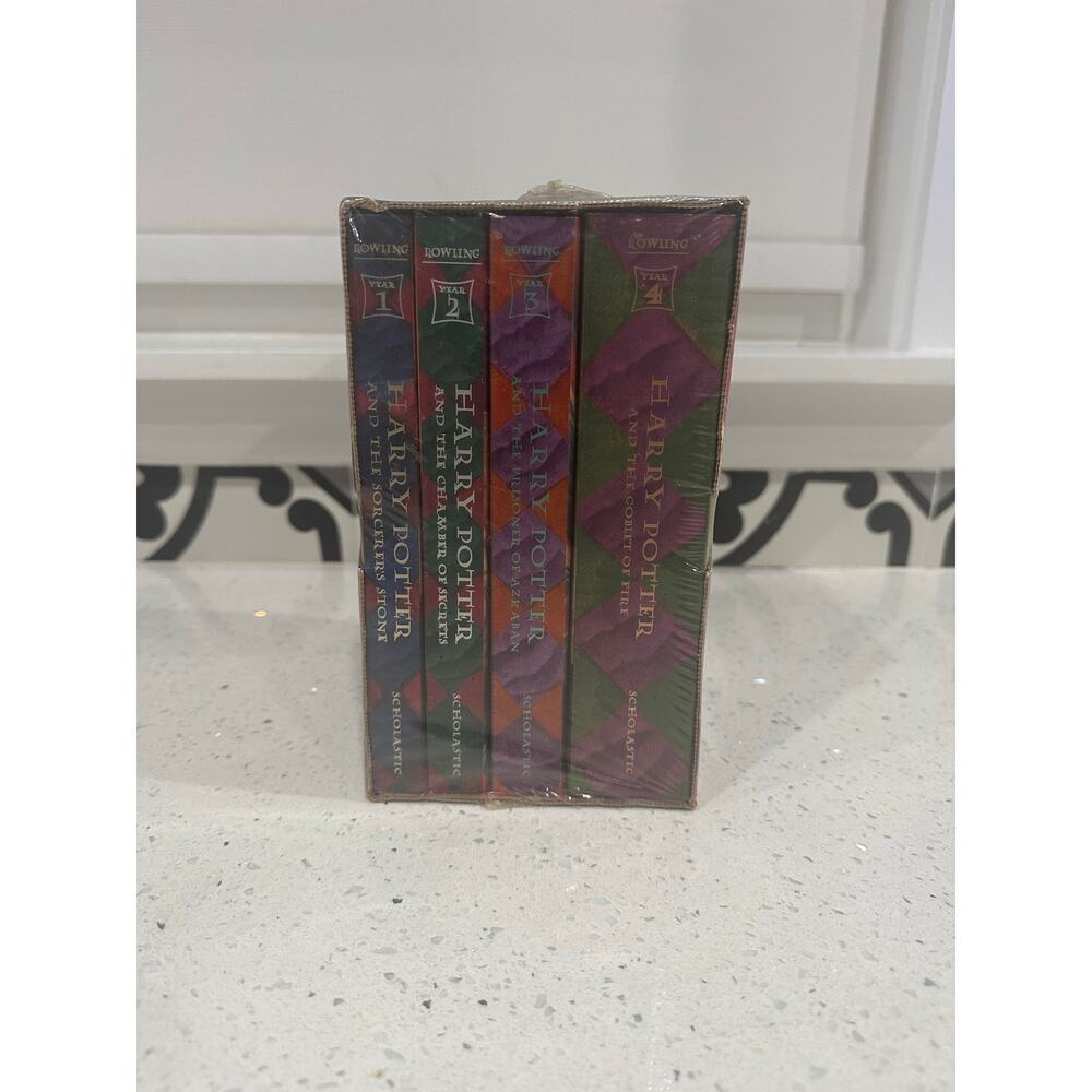 NEW Harry Potter: The First Four Thrilling Adventures Boxed Set by J. K. Rowling - Picture 3 of 5